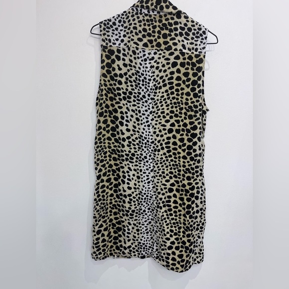 Leopard Print Sleeveless Dress - Picture 5 of 9